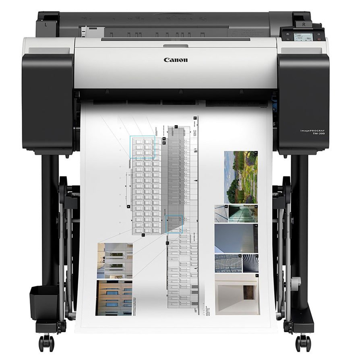 Canon TM-200 Wide Format Plotter - A1 Model with Stand & Bin